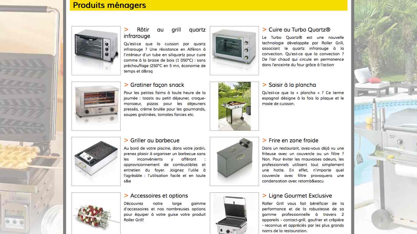 Roller Grill - électroménager made in France