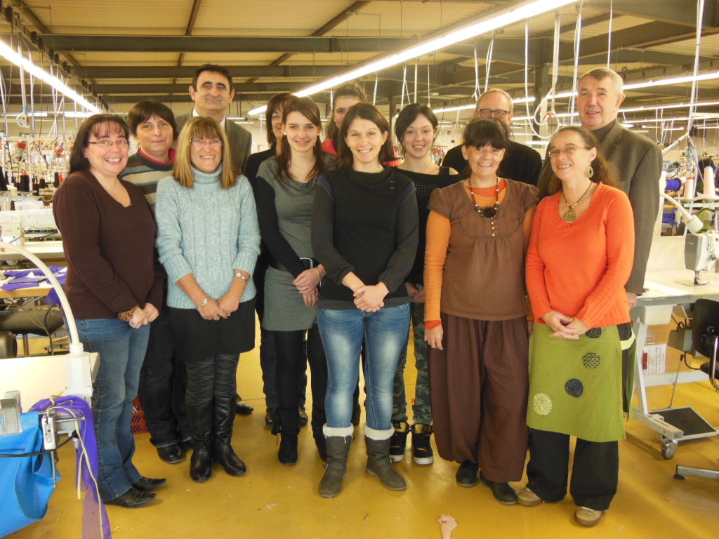 Les neuf nouvelles embauchées d'Allande Lingerie