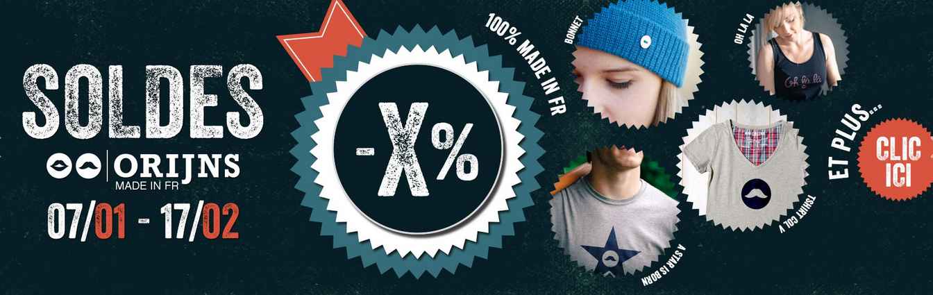 Soldes made in France chez Orijns