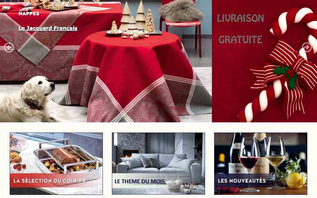 Coin-fr.com - produits haut de gamme made in France pour la maison