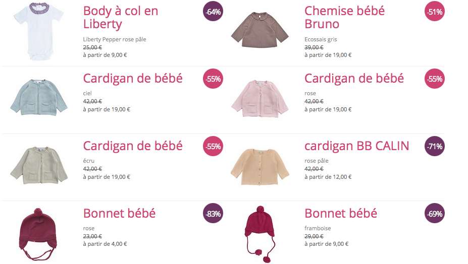 Marie Puce, tenues enfant made in France