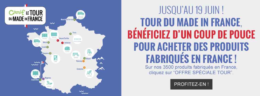 Camif, tour du made in France