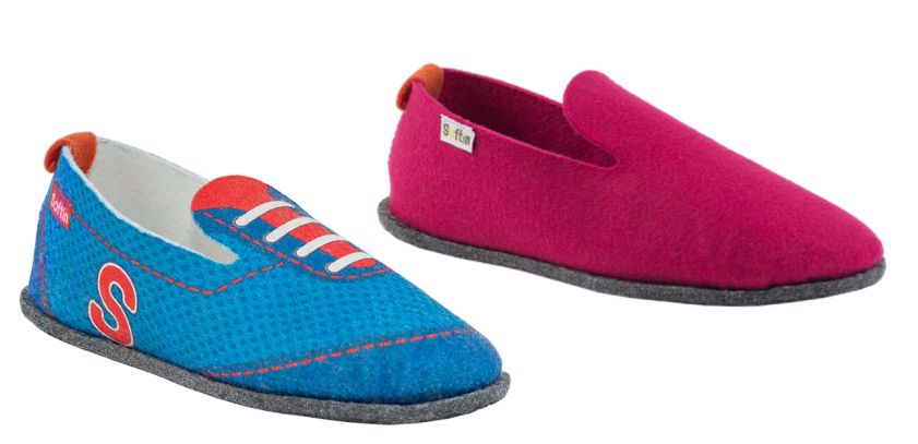 Chaussons enfant made in France, Soft'in