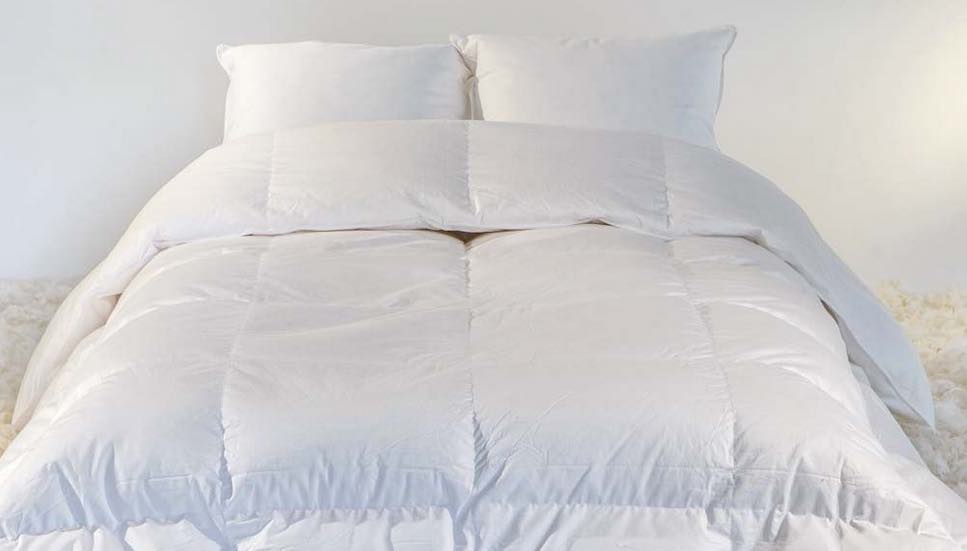 Couette Prestigiline, fabriquée en France pour les professionnels de l'hôtellerie, mais vendue aux particuliers
