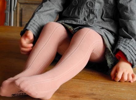 Collants enfants fabriqués en France.