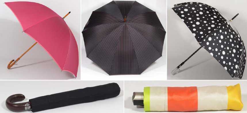Parapluies fabriqués en France.