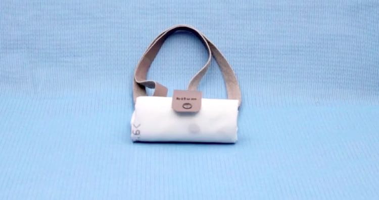 Sacs en toile recyclée, made in France.