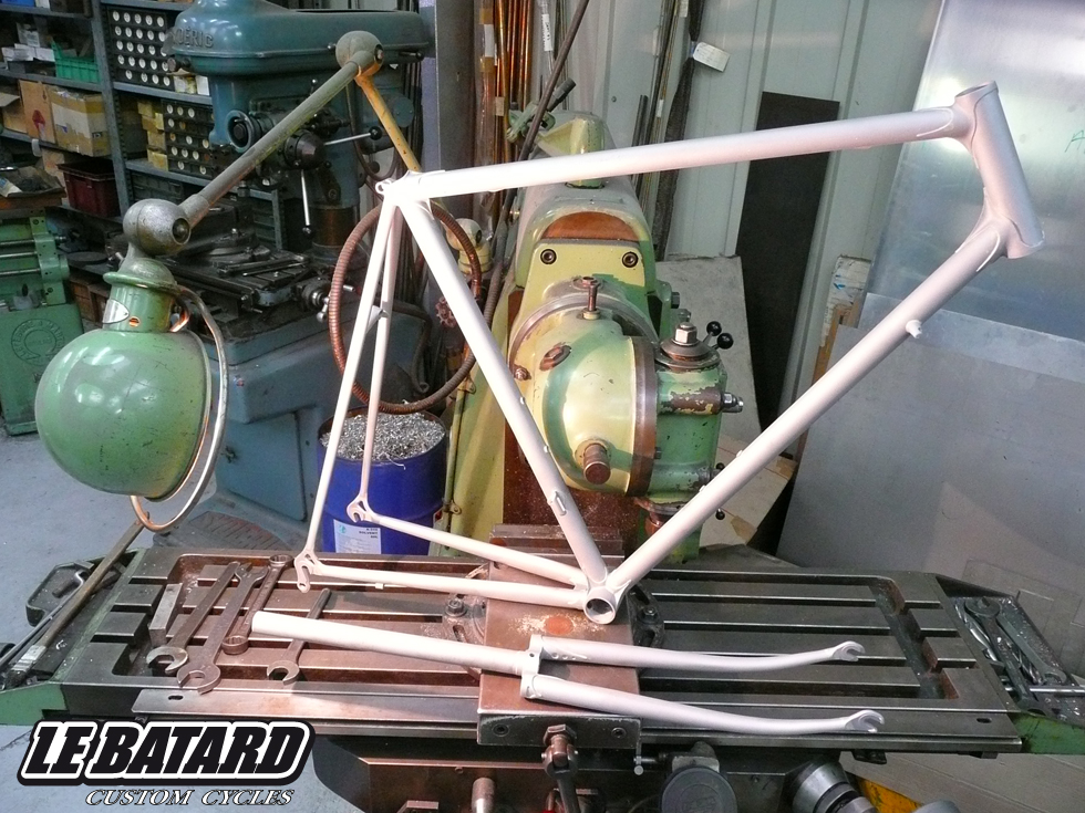 Fabrication d'un cadre vélo "à l'ancienne", par Le Batard Custom Cycles