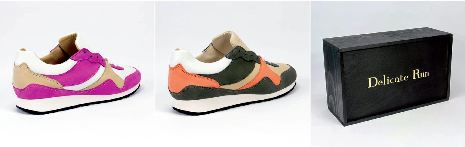 Delicate Run-sneakers luxe made in France