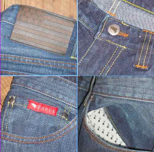 Jeans homme fabriqués en France.