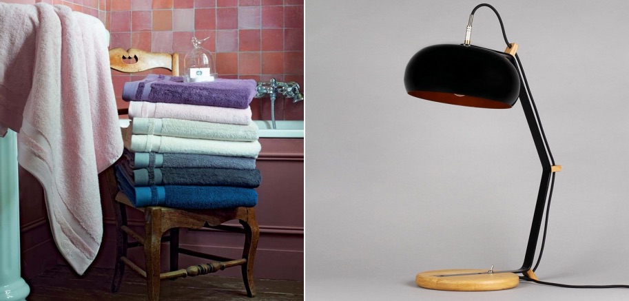 Linge de bain et luminaire fabriqués en France, sur COIN-FR.com.