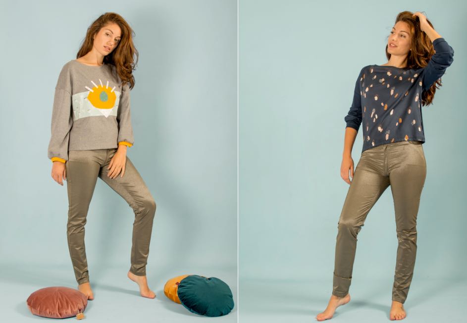 Petits hauts en coton bio, fabriqués en France par Eros & Agape.
