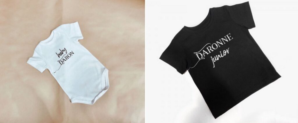 T-shirts et body enfant made in France, par Le Daron.