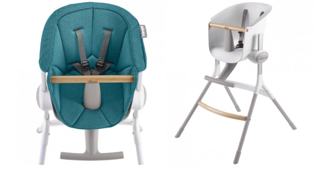 Béaba Up & Down, une chaise haut enfant fabriqués en France.