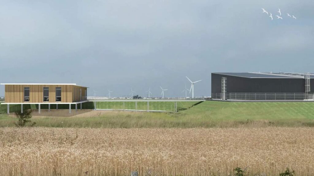 Future usine de Lhyfe, en Vendée.