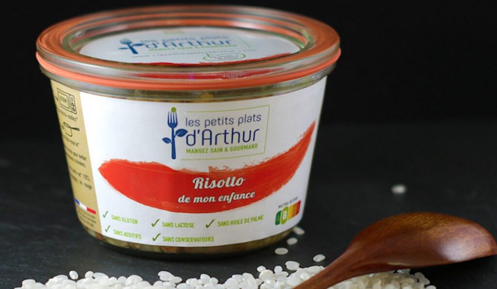 Les Petits plats d'Arthur, plats fabriqués en France servis dans des bocaux.