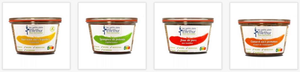 Tous les Petits plates d'Arthur sont fabriqués en France à partir d'ingrédients locaux et sains.