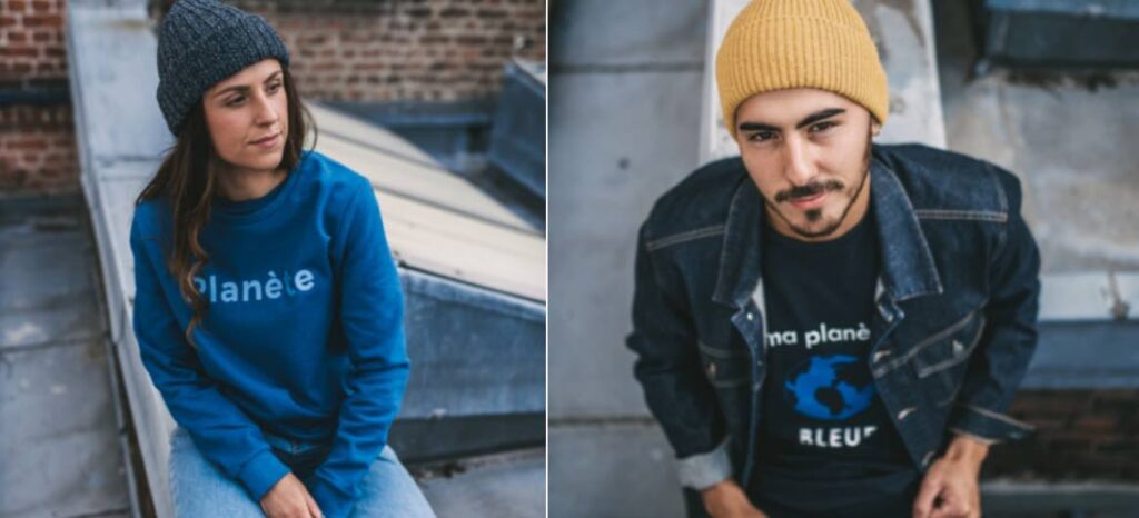 La Getle Factory : T-shirts et sweat-shirts Planète bleue, fabriqués en France.