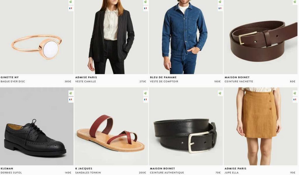 L'Exception, vêtements, accessoires et déco en partie made in France.