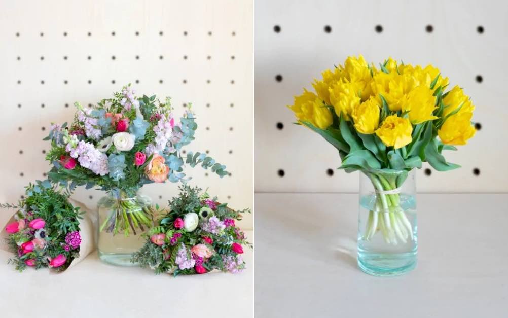 Monsieur Marguerite propose des bouquets ou des fleurs en bottes exclusivement cultivées en France.