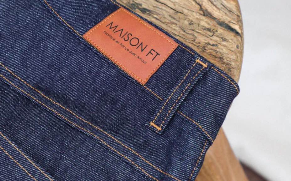 Jean homme Maison FT, made in France.
